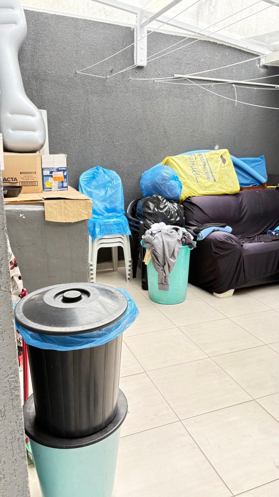 Área de serviço ampla